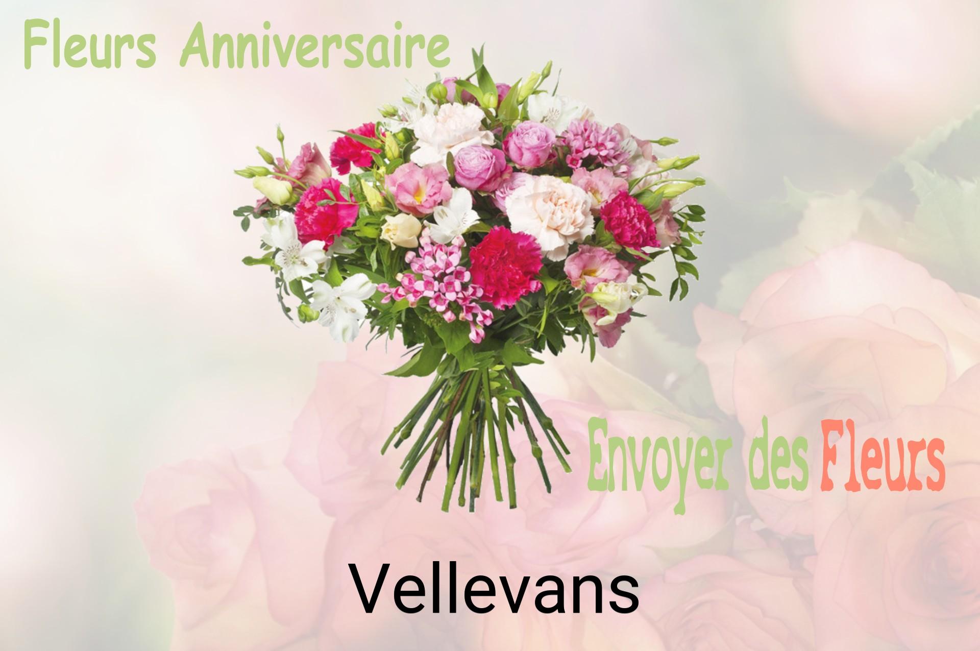 Bouquet de fleurs d’anniversaire livré à Vellevans